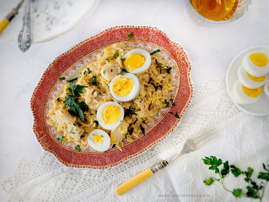 Smoked Cod Kedgeree Mint & Rosemary by Andra Constantinescu
